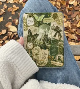 Romantasy Kindle Insert for Clear Case – Aesthetic Book Lover Decor | Cozy Reading Accessory
