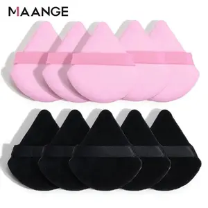 10-Pack Triangle Makeup Sponge, Soft Reusable Foundation Powder Brush, Dual-Use Wet & Dry Beauty Tool, Cosmetic Applicator