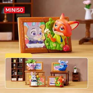 Disney Famous Paintings Magnetic Toy Blind Box, Stocking Stuffer Creative Building Blocks For Home Desktop Decoration, Great Gift For New Year