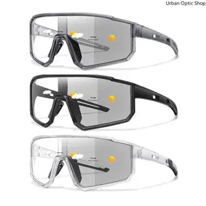 XUH 3-Pack Photochromic Cycling Sunglasses for Men Women, Windproof UV400 Protection Classic Casual Sports Eyewear for Outdoor Riding Fishing Baseball