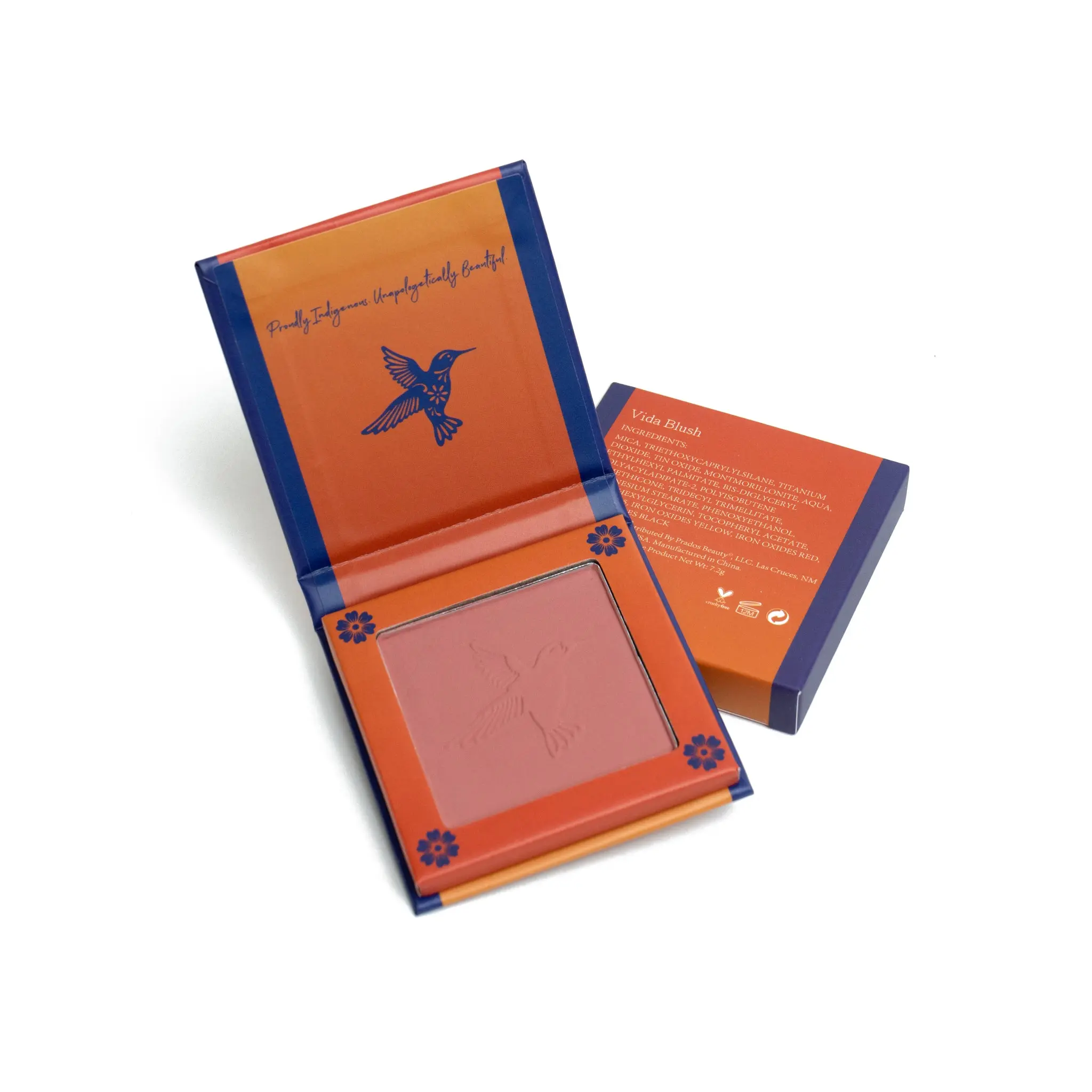 The Prados Beauty Sagrado Vida Blush - Highly Pigmented, Matte Finish, Smooth Blend Formula, Neutral Pink Shade, Vegan & Cruelty-Free, Long-Wearing Formula - Makeup