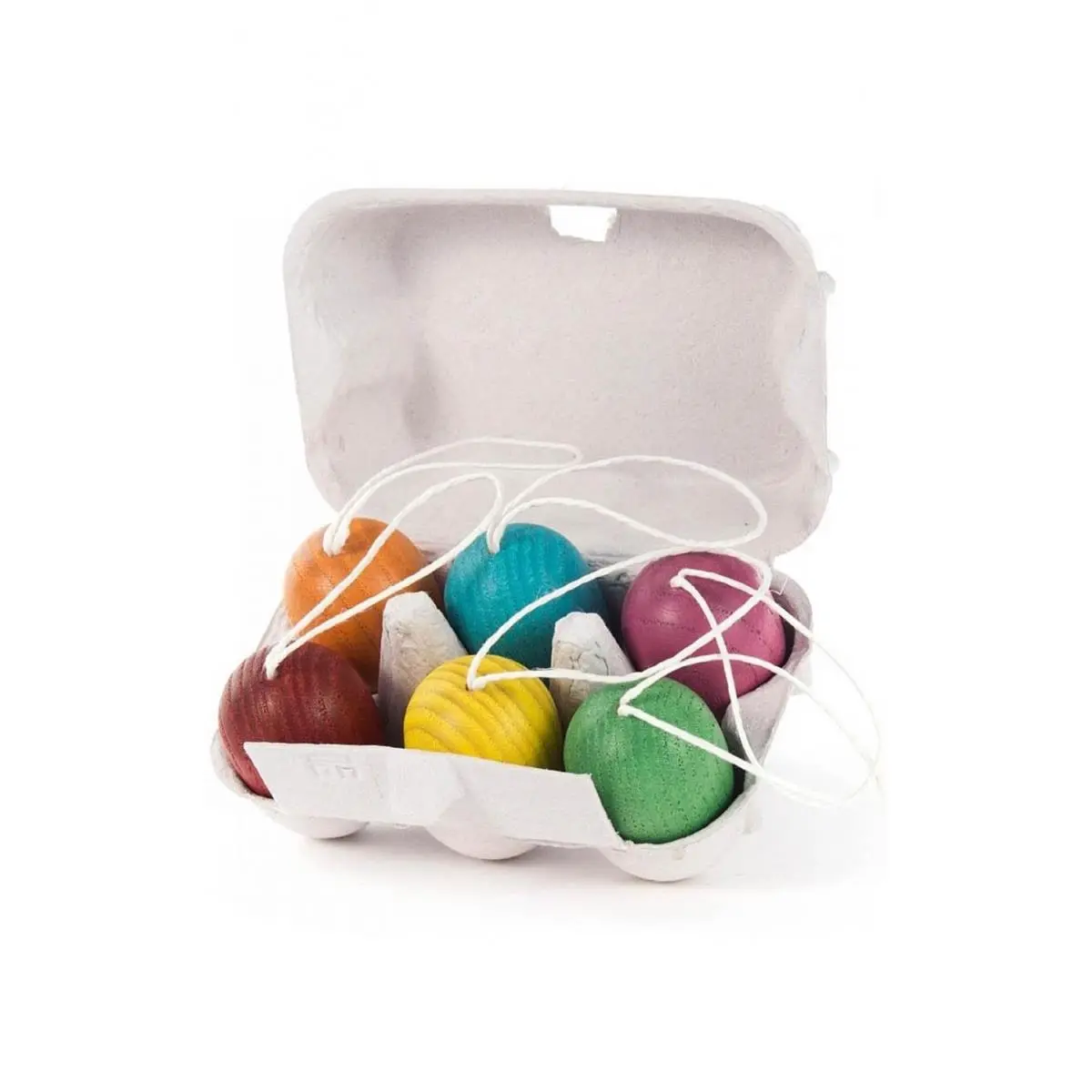 Alexander Taron 224-007-1 Dregeno Easter Ornaments - Assorted Easter Eggs Home Decor - Set of 6