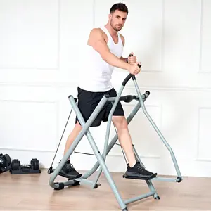 Air Walk Trainer Elliptical Machine GliderElliptical Exercise Machine with Monitor for Home Gym,Low-lmpact Design Elliptical Machine for Full BodyFitness Workout,Up to 330LBS