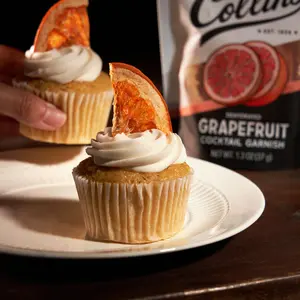 Dehydrated Grapefruit Garnish 1.3 oz - Dried Citrus Slices for Cocktails, Mocktails & Salads, Perfect for House Parties, Home Bar Gifts, Skip the Fresh Squeeze