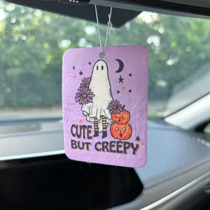 Cute But Creepy Ghost Car Air Freshener