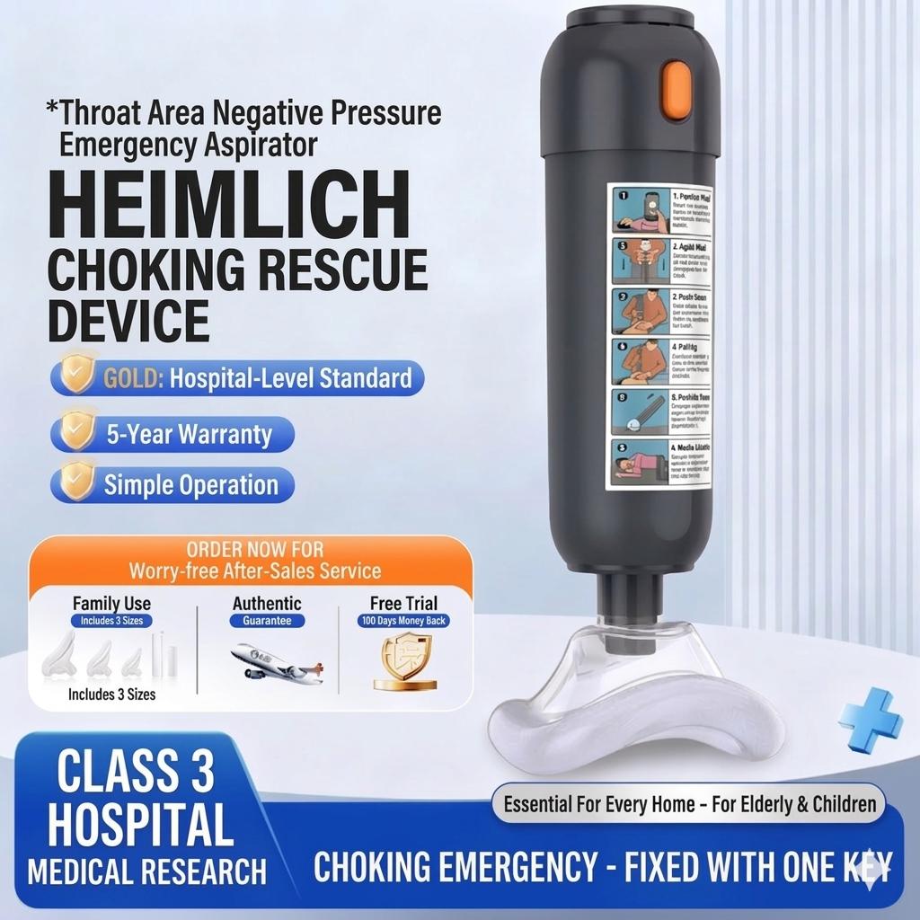 Family Outdoor Emergency Kit, Home Suction Pump, Emergency Tool, Essential Survival Gear, Portable and Compact Design, Ideal for Emergencies