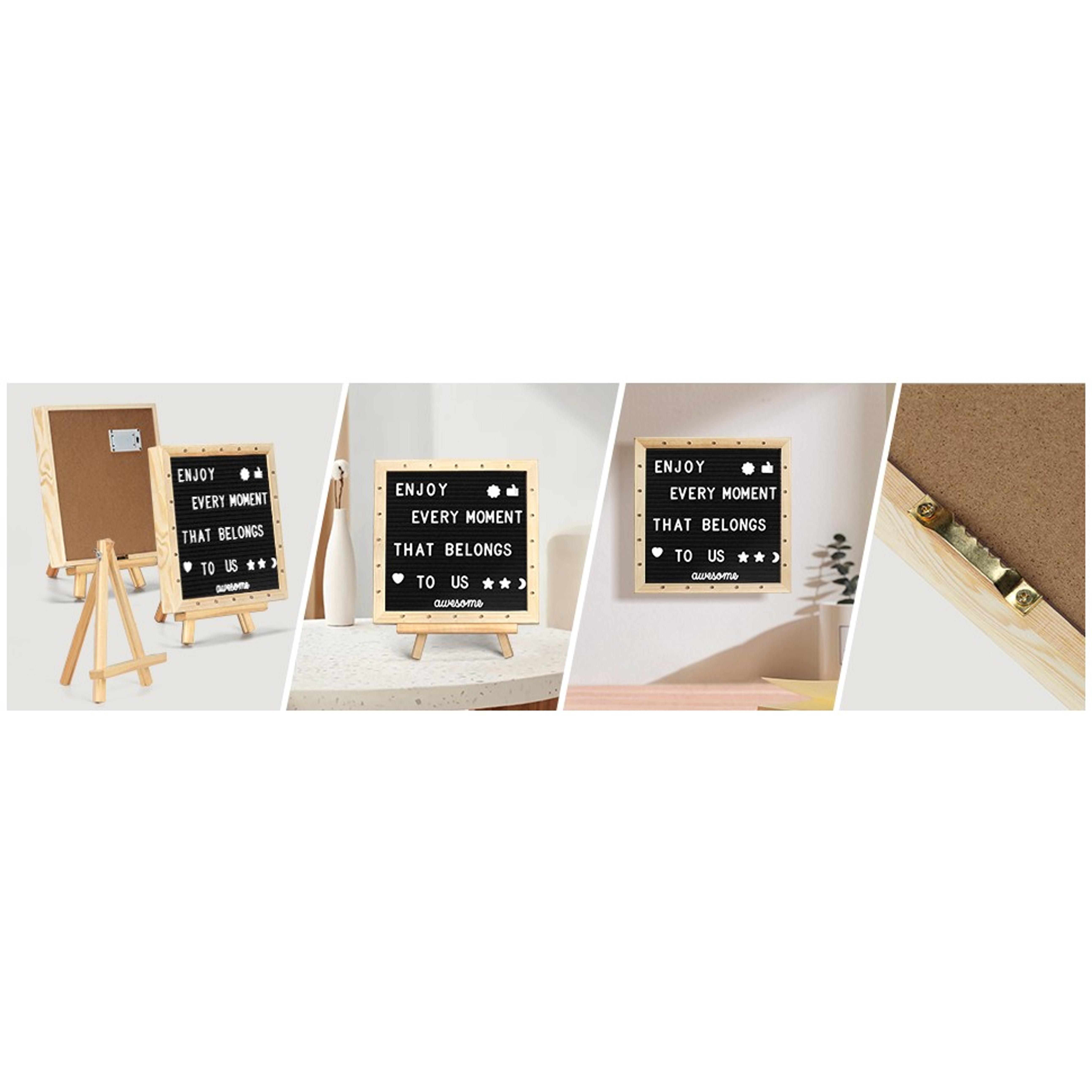 Pink Felt Letter Board with Lights, Built-in LED Lights -Message Board Adjustable Stand, 340 Letters and Christmas,- for Menus, Pregnancy Announcement, Weddings, Party Planning(10 * 10) Pink Felt Letter Board with Lights, Built-in LED Lights -Message Board Adjustable Stand, 340 Letters and Christmas,- for Menus, Pregnancy Announcement, Weddings, Party Planning(10 * 10)