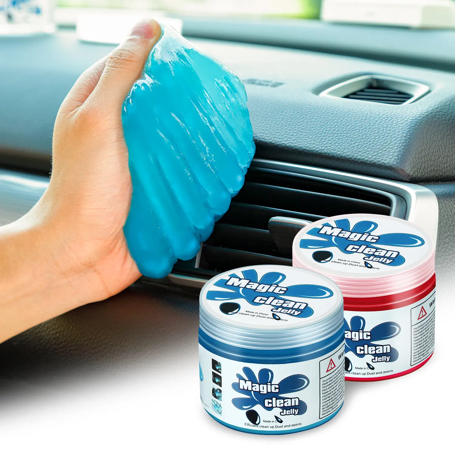 DNA MOTORING Car Cleaning Gel Universal Detailing Jelly Reusable Auto Air Vent Home Office Keyboard Putty Cleaner DNA MOTORING Car Cleaning Gel Universal Detailing Jelly Reusable Auto Air Vent Home Office Keyboard Putty Cleaner