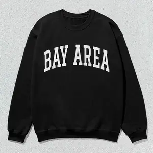 Bay Area Sweatshirt Collegiate Crewneck Sweater Unisex