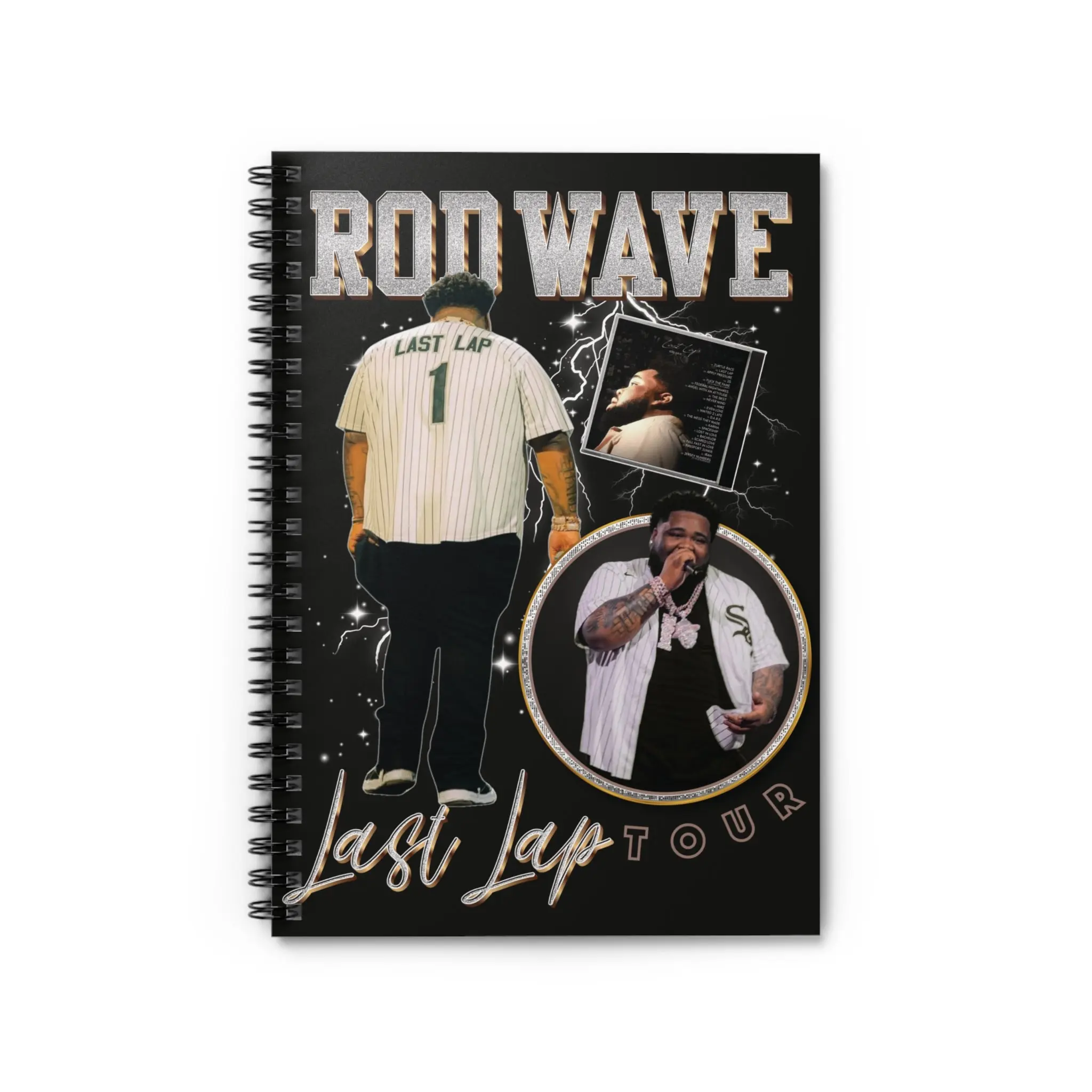 Rod Wave Inspired Spiral Notebook Rod Wave Inspired Spiral Notebook
