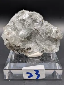 Rainbow Iron Sulfide Needle Calcite with Benz Calcite