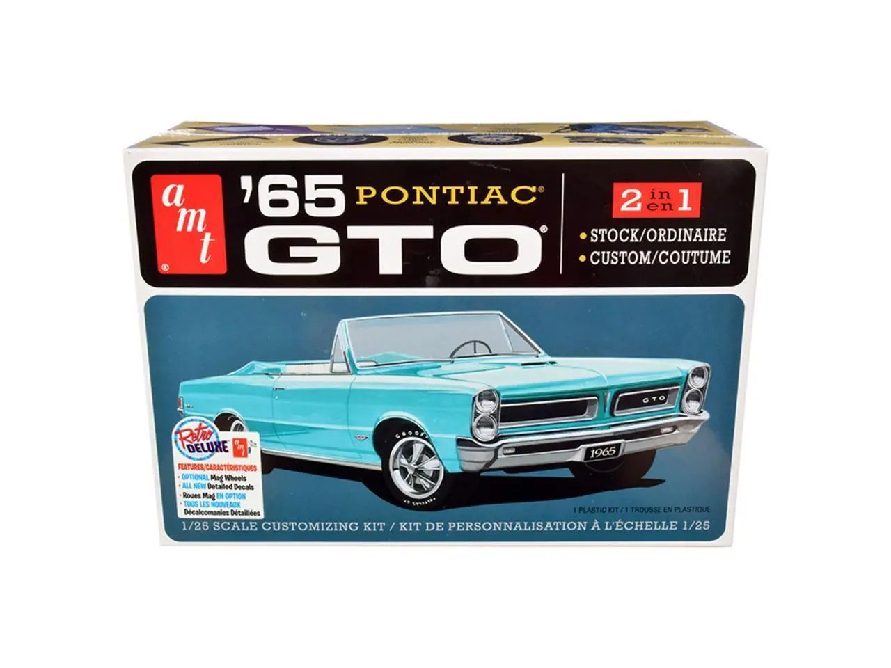 AMT 1965 Pontiac GTO 1/25 Scale Plastic Model Kit