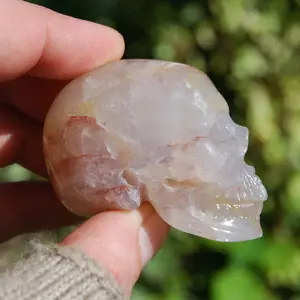 2in Hematoid Quartz Crystal Skull