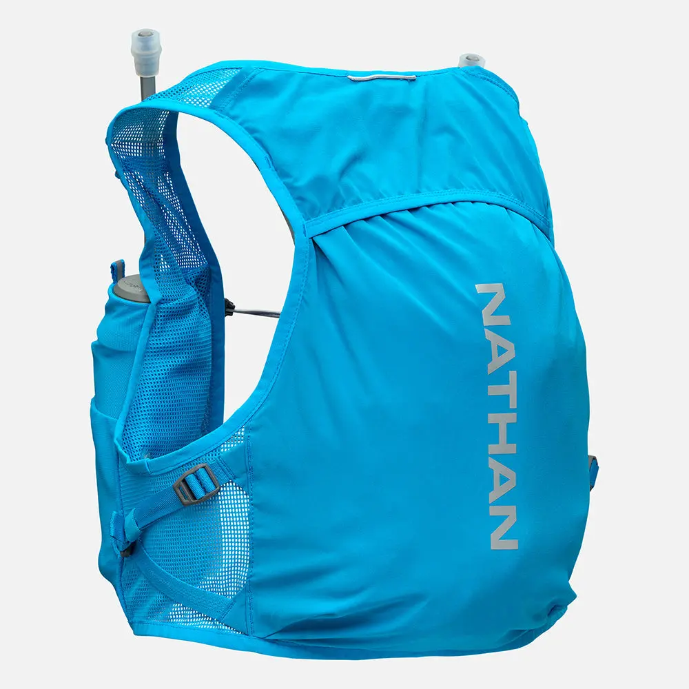 NATHAN Pinnacle Breeze 4 Liter Hydration Race Vest with Quick-Fit™ Adjustment System & 2 Hydrapak Flasks for Triathlon Bike & Road Bikes