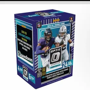 (PYT) 5 boxes of 2026 Panini Donruss Optic Football Blaster Box and 1 Topps Chrome Mega box I Break 14