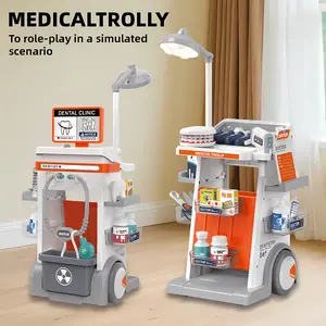 Luxury Kids Doctor Toy Set, Realistic Hospital Medical Playset with Stethoscope, No Batteries Included, Perfect for Halloween Festival Fun