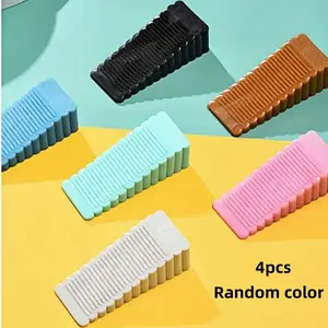 Rubber Door Stopper Set, Soft Non-slip Door Stopper, Household Safety Door Stopper, Door Hardware for Home Office