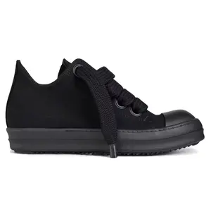 1127186 Rick Owens DRKSHDW Jumbolace Low Sneaks Black