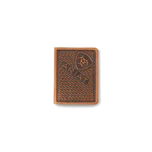 Men's Weaved Bifold Wallet