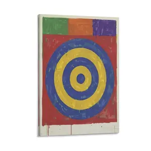 American Painter Jasper Johns Abstract Art Poster 28 Canvas Poster Bedroom Decor Sports Landscape Office Room Decor Gift Frames Ornaments Wall Artistic Decoration Photo