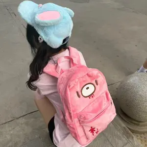 Gloomy Bear Backpack Japanese Kawaii Style Large Capacity School Bag Teen Aesthetic Laptop Bookbag Daypack For Women Travel