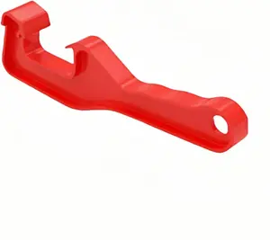 5 Gallon Paint Can Opener Tool - Heavy-Duty Red Plastic for Effortless Opening of Sealed Paint Cans, Rust-Proof & Wall-Mountable | Garage, Workshop Essentials
