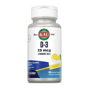 D-3 25 mcg (1000 IU) ActivMelt® Instant Dissolve Tablets