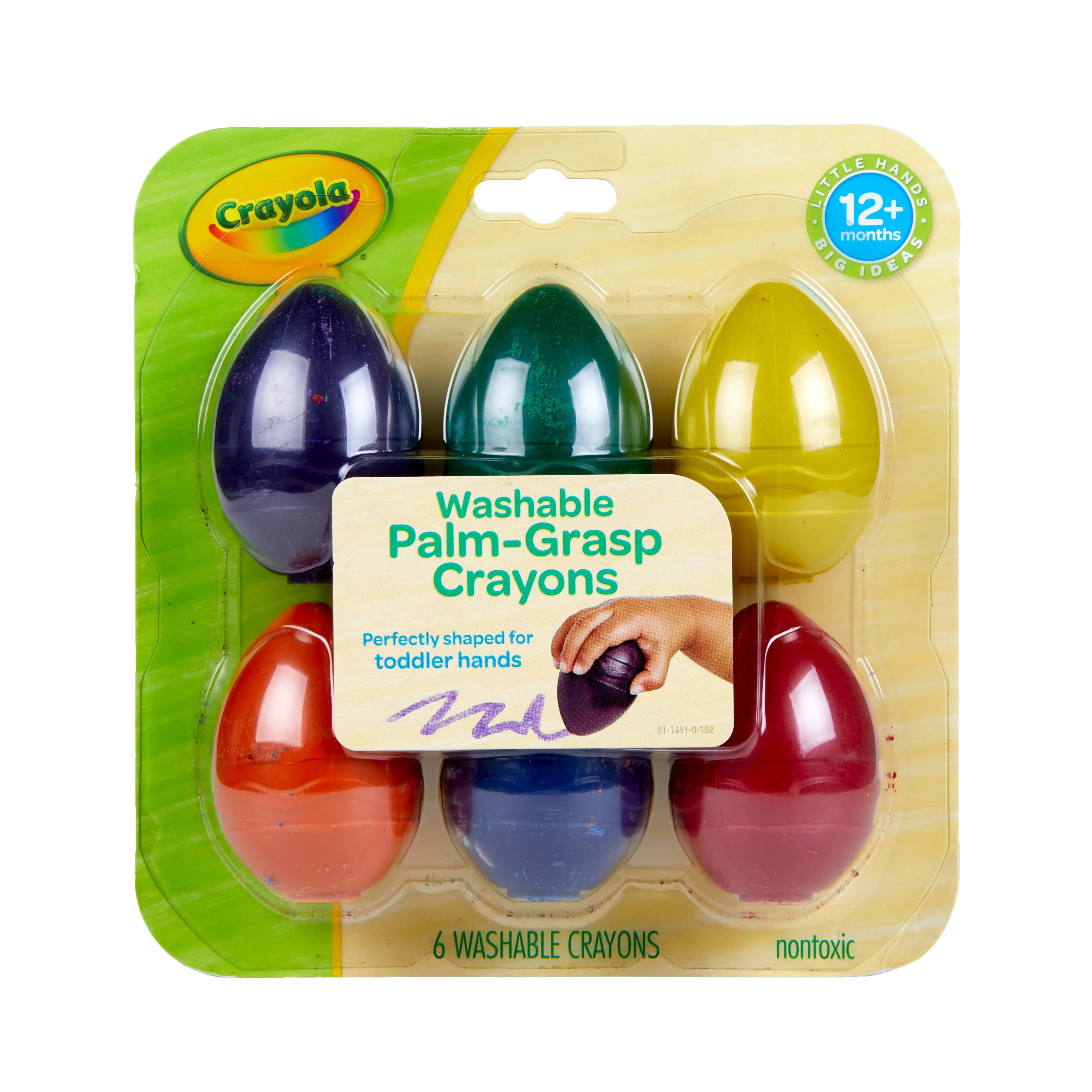 Crayola® My First Washable Egg Crayons (6 Count)