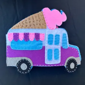 Ice Cream Truck Quietbook- Busy Book Toddler