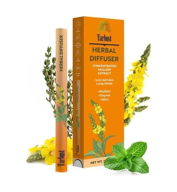 NEW 2026 Tarbust Botanical Fragnance Accessory, Mullein, Thyme & Mint Scent, Non-Electronic Respiratory Wellness, Relaxation, Stress Relief, 1 Pack