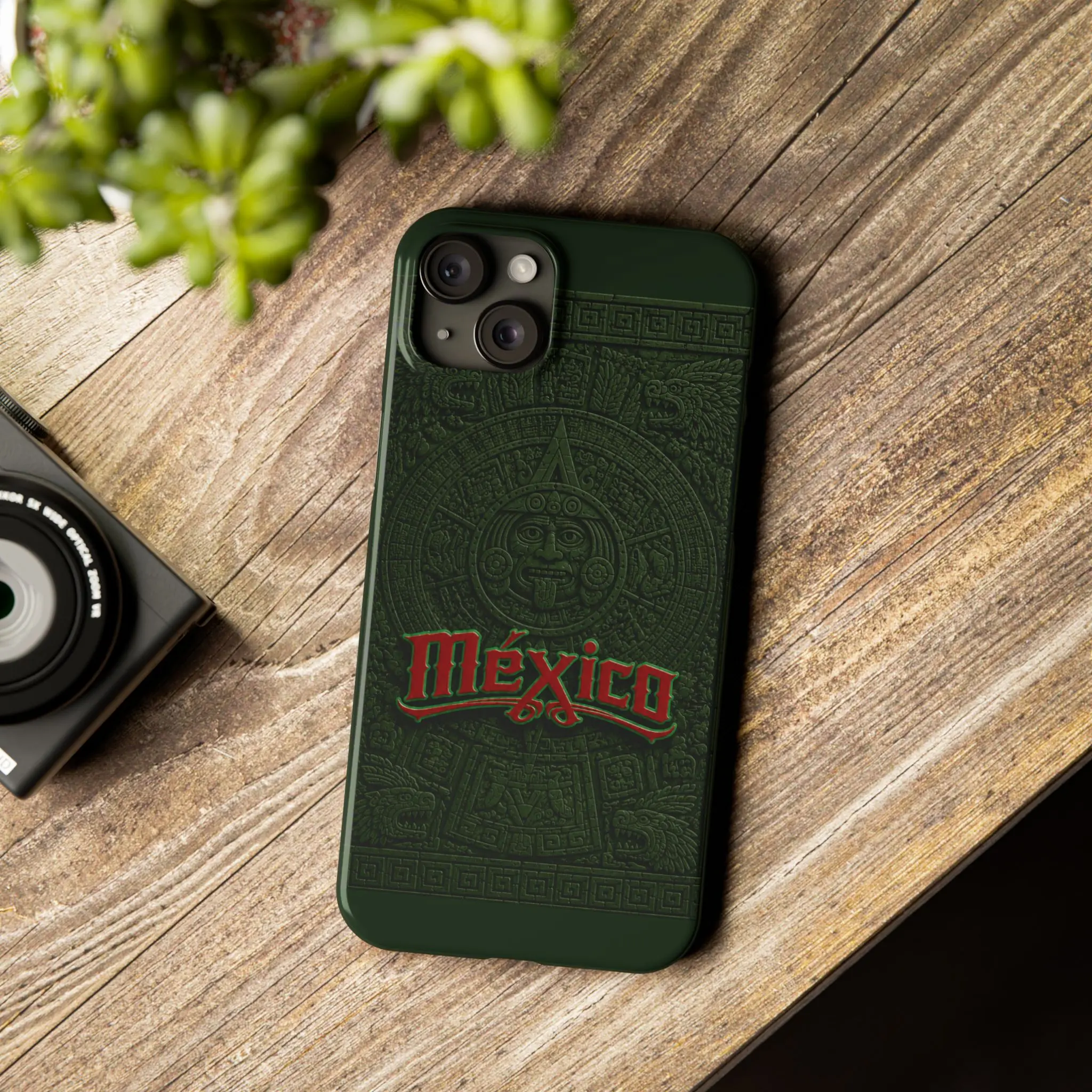 Mexico Slim Glossy Mobile Phone Case, Wireless Accessories for iPhone 17 with Calendar Feature