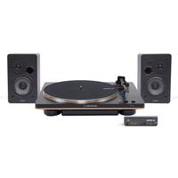 Bronze Turntable / Black Speakers