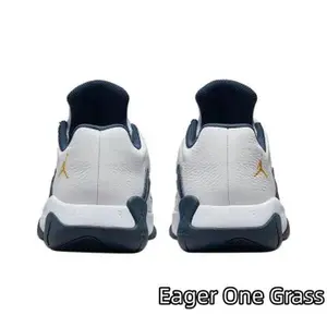 Low Top Shock Cushion Basketball Sneakers, 2-Tone Grain Leather Spliced Upper, Grooved Anti-Slip Rubber Outsole, Flexible Low-Cut Collar, for Light Ball Training & Daily Street Outfits