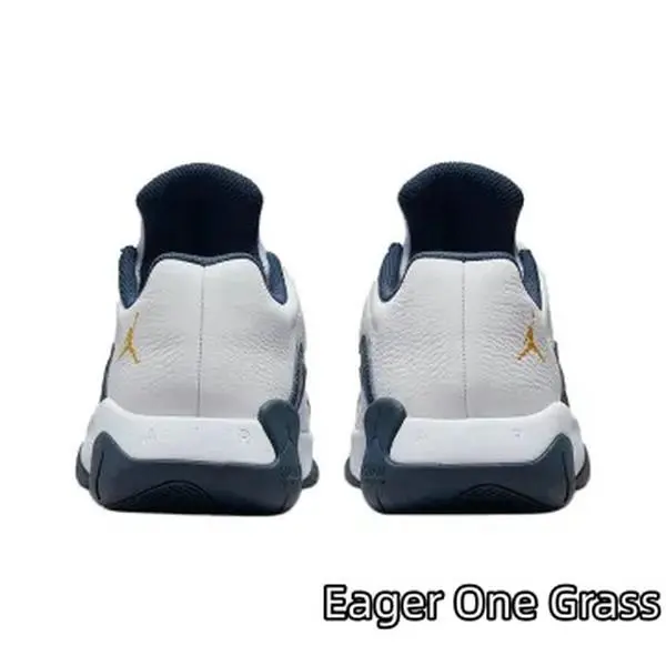 Low Top Shock Cushion Basketball Sneakers, 2-Tone Grain Leather Spliced Upper, Grooved Anti-Slip Rubber Outsole, Flexible Low-Cut Collar, for Light Ball Training & Daily Street Outfits
