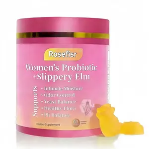 Feminine Probiotics Gummies-All in One Solution with Slippery Elm and Prebiotics&Lactobacillus Probiotic Blend | Supports ph Balance for Women, Digestive & Immune Health | vitamins for women | probiotics for women | 60 Gummies