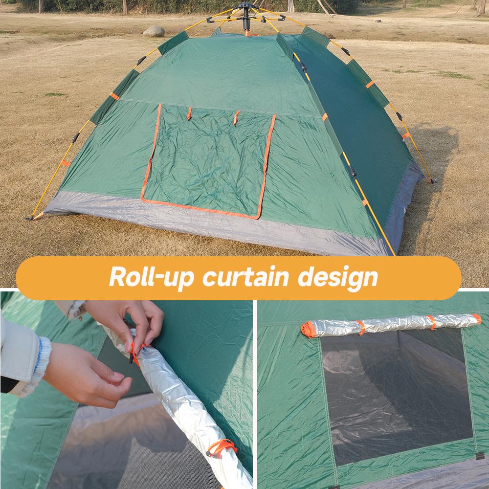 Reactive Outdoor Tent - 3 Second Tent - 3 Sec Instant Pop Up Tent - Easy and Quick Setup Camping Tent - 1 Person Setup Waterproof Double Layer Outdoor Camping Tent