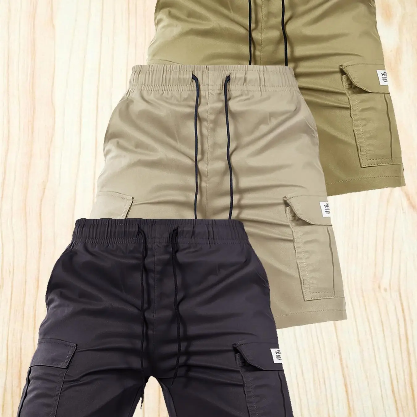 Black + Khaki + Earth Yellow