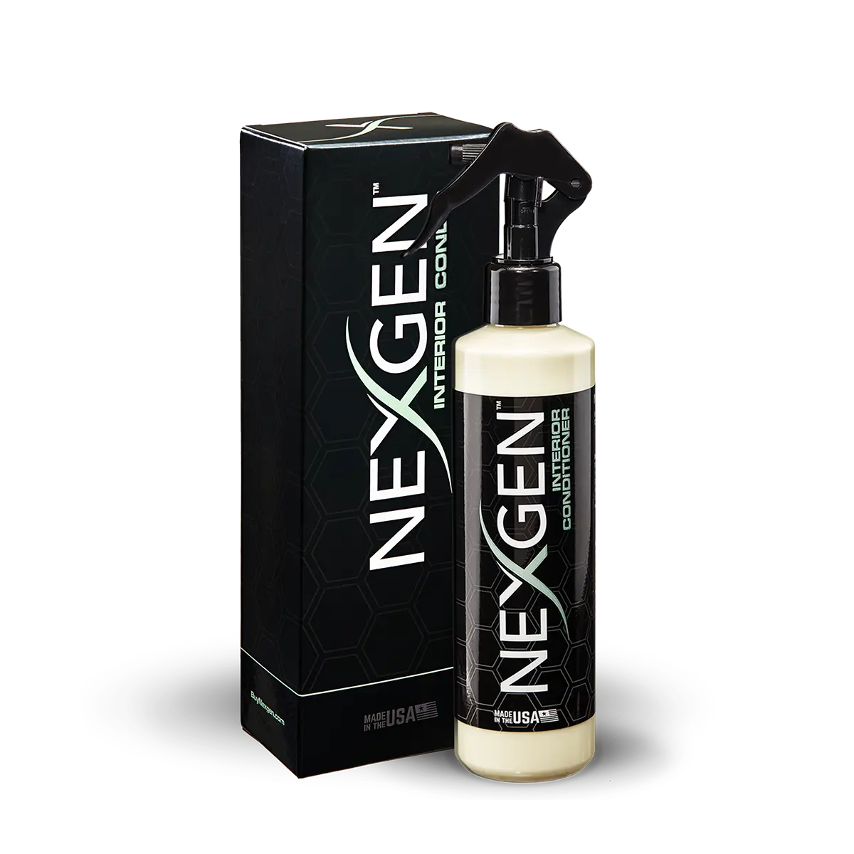 Nexgen Interior Conditioner | Non-Greasy, UV-Blocking Formula | Fresh Leather Scent - For Car Seats, Dashboards, Door Panels, & More