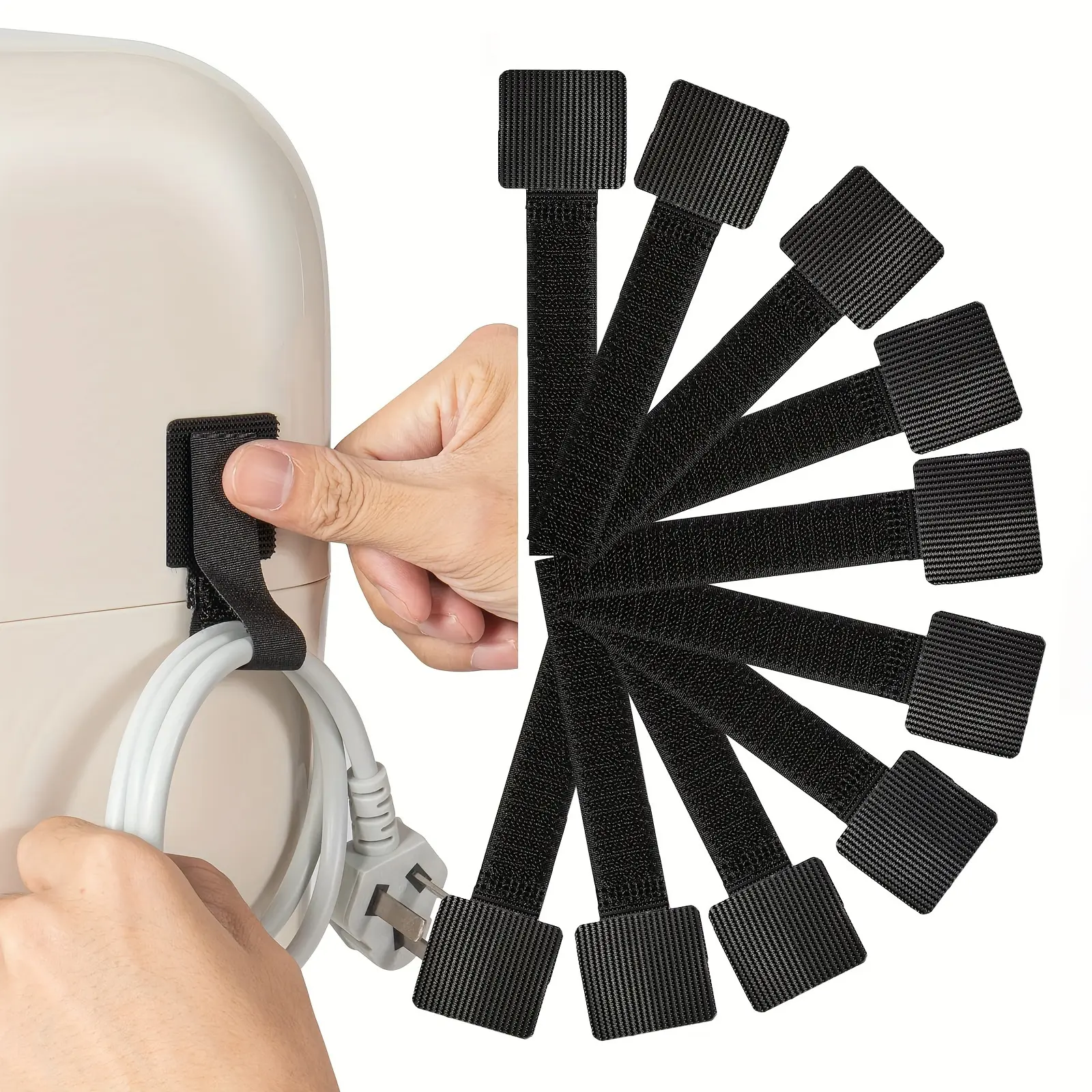 10PCS power cord organizer, suitable for household appliances, high-end appliances, mixers, coffee machines, mixers, air fryers, pressure cookers, and other kitchen appliances Air Fryer Accessories