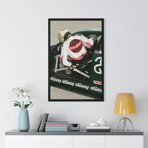 Stüssy Racing Poster, Print, Stussy Poster, 4 sizes, High Resolution, Aesthetic, Home Decor, Wall Art, Poster, Painting, Streetwear,