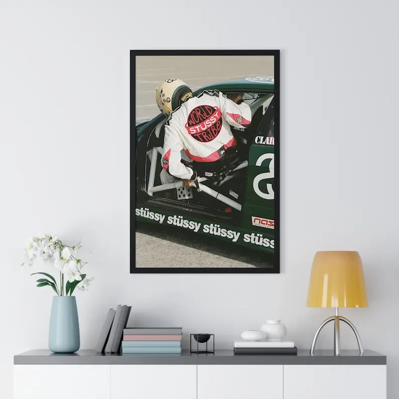 Stüssy Racing Poster, Print, Stussy Poster, 4 sizes, High