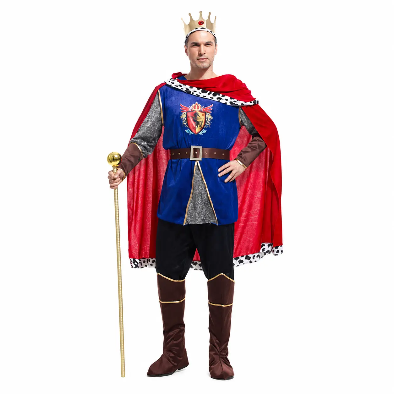 Men's Royal King Halloween Costume