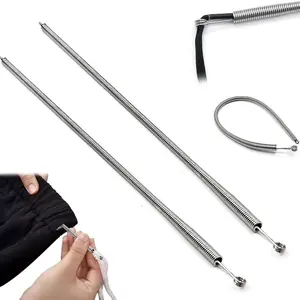 Efficient Threading Tool for Easy Sewing, Versatile Spring-Loaded Needle Threader for Home Use, Multi-Purpose for Elastic Waistbands & Cord, Sewing Tools, Sewing Supplies Crafts
