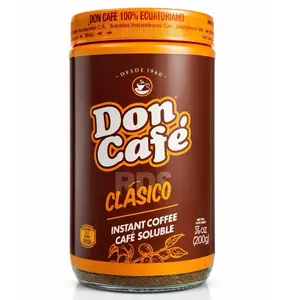 Don Café Clásico 100% Ecuadorian Instant Coffee 7 oz Soluble Cafe Don Café Clásico 100% Ecuadorian Instant Coffee 7 oz Soluble Cafe