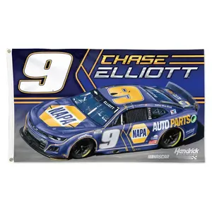 Chase Elliott #9 Nascar Car Napa Racing 3x5 FT Flag Wall Decore Banner