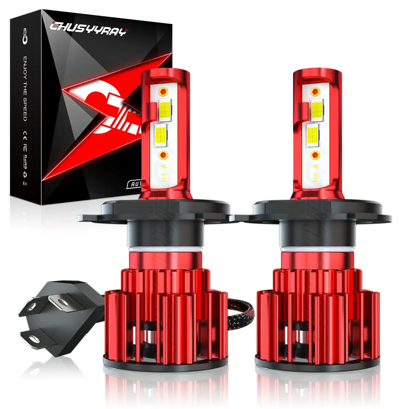 For Honda Element 2003 2004 2005 2006 2007 2008 2009 2010 2011 LED Headlights Kit Combo Bulbs Hi/Lo Beam White