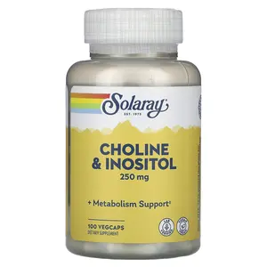 Solaray Choline & Inositol, 250 mg, 100 VegCaps