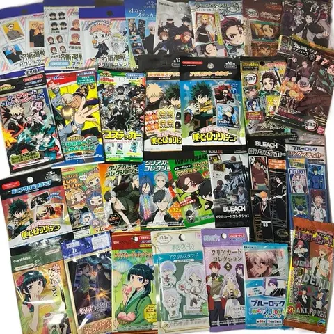 Anime Blind Packs Mystery Bundle (5 packs/8 packs) Collectible Card Japanese Trading Card