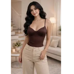 Sculpting Camisole Top – Sleek Bodycon Spaghetti Strap Tank