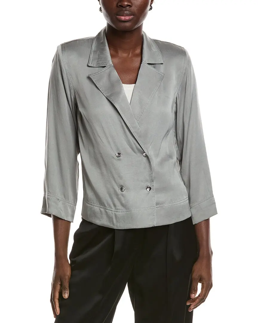 GANNI Washed Satin Shirt